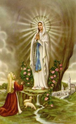 Novena to Our Lady of Lourdes - Mp3 audio downloadable with texts