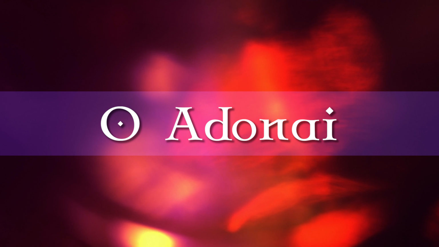 O Adonai - The O Antiphon Reflections from Fr. Giles Dimock, O.P ...